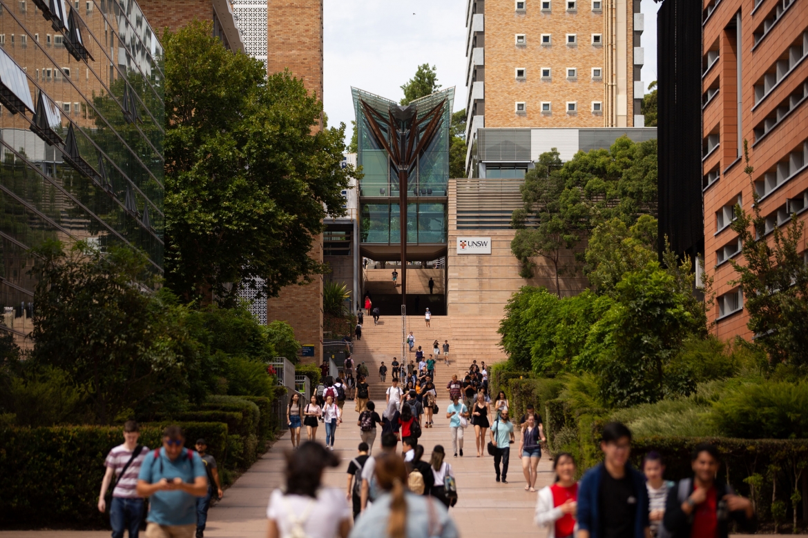 UNSW Main walkway up