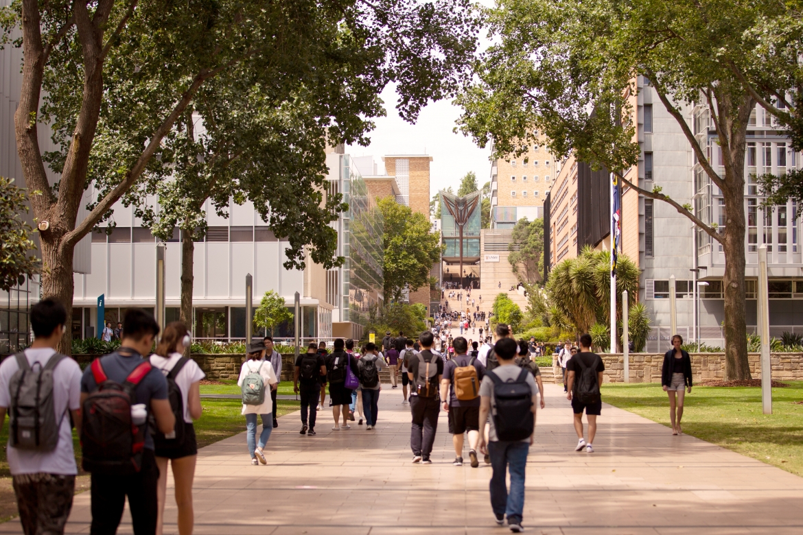 Kensington busy main walkway