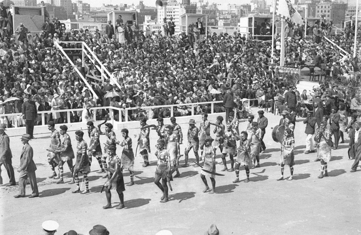 Aboriginals and their Gum Leaf Band