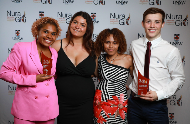Students at the UNSW Indigenous Student Awards