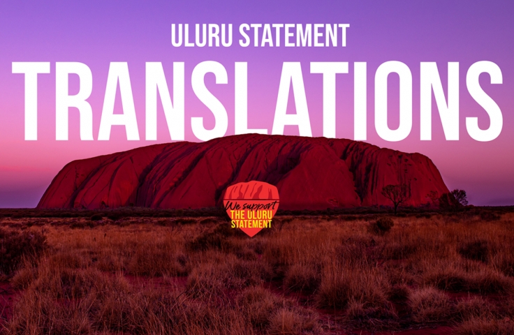 Uluru Statement translations header	