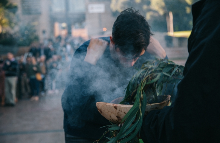 Smoking Ceremony on campus